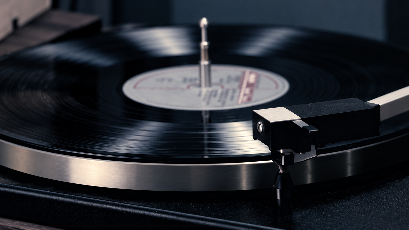 Madeleine — turntable and vinyl record film still
