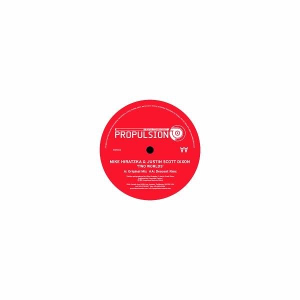 Voyager Two Worlds cover with red Propulsion label artwork