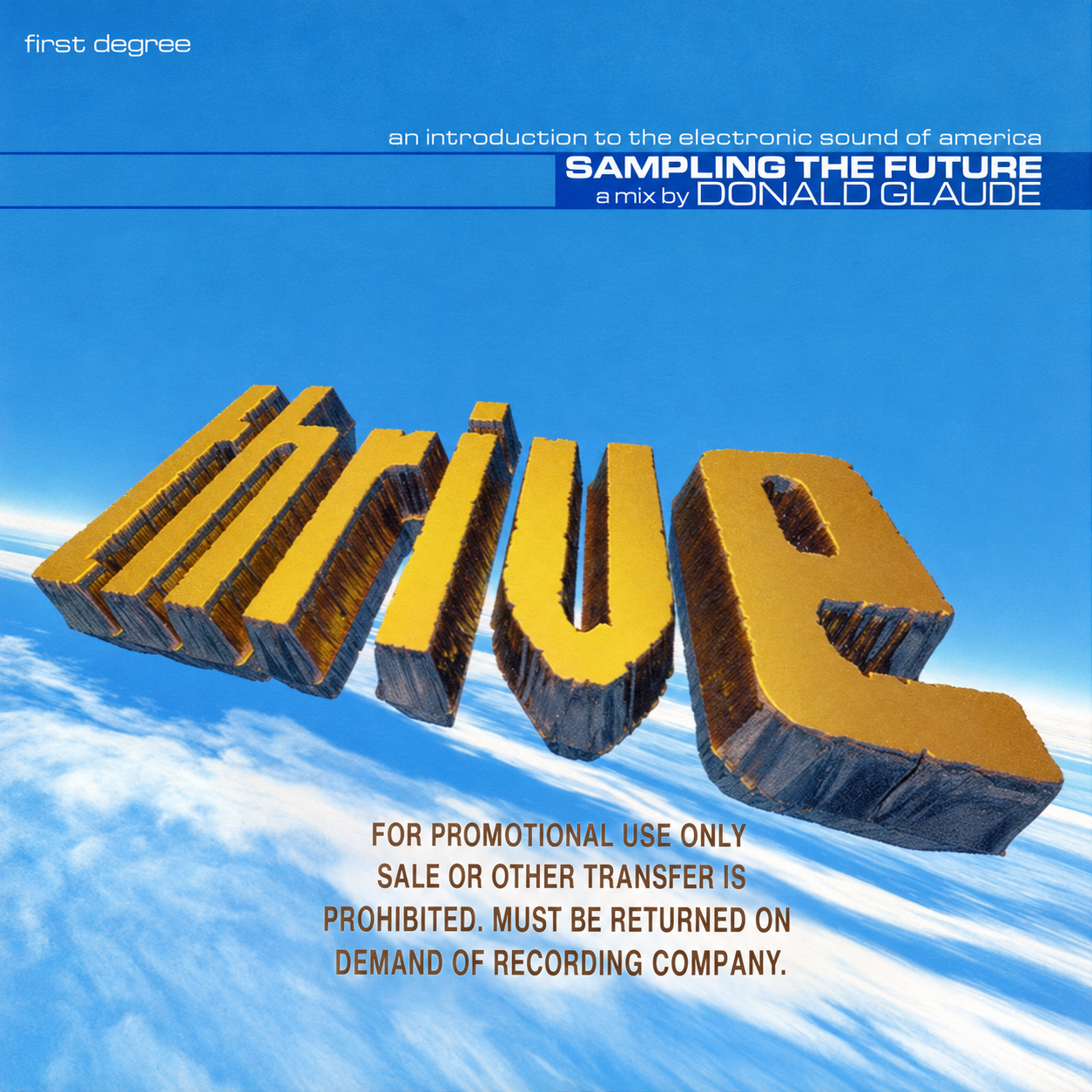 Sampling the Future — restored promotional front cover